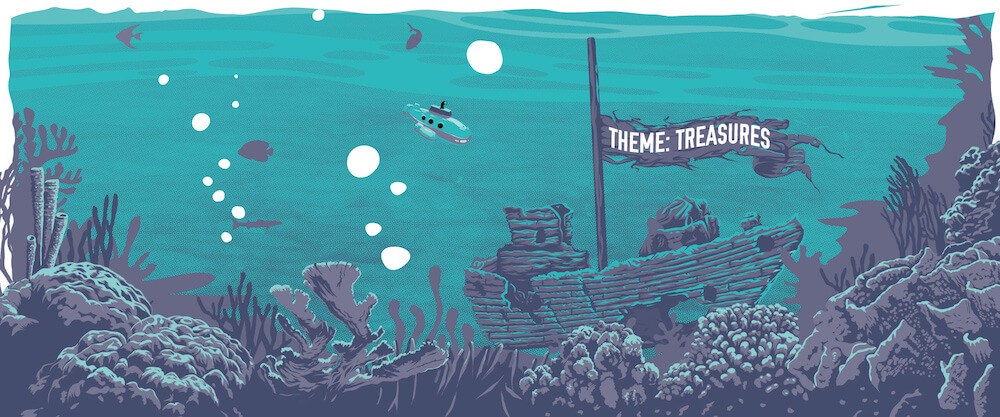 Website banner design for the Ocean Shores Art Expo